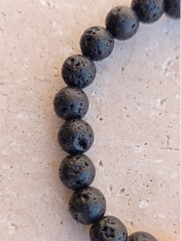 Bracelet Rhodochrosite noeud de...