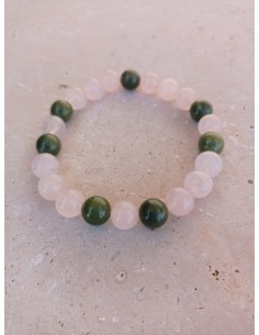 Bracelet Quartz rose et...