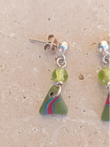 Boucle d'Oreilles petit Péridot... Boucle d'Oreilles petit Péridot...