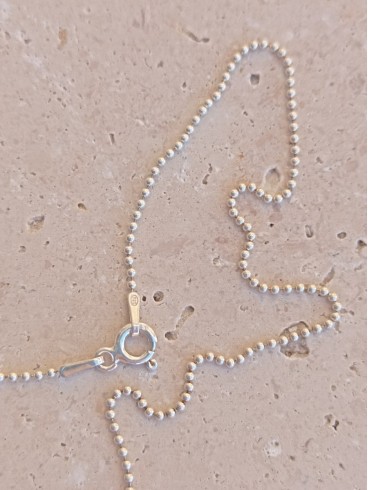 Collier Cœur de Cristal de Roche en...