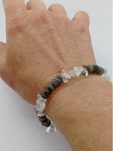 Bracelet Cristal de Roche et... Bracelet Cristal de Roche et...