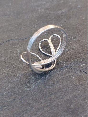 Bague "Chemins du Cœur" - en argent 925