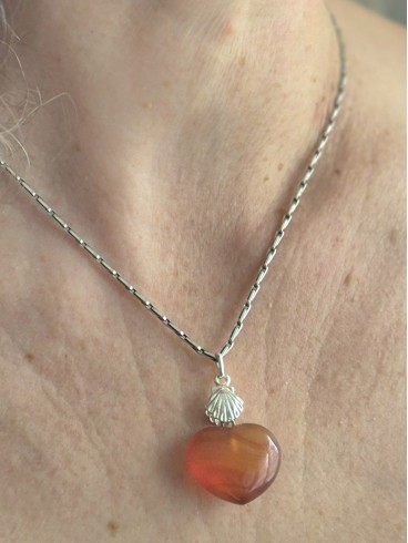 Pendentif Coquille St Jacques et son...