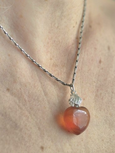 Pendentif Coquille St Jacques et son...